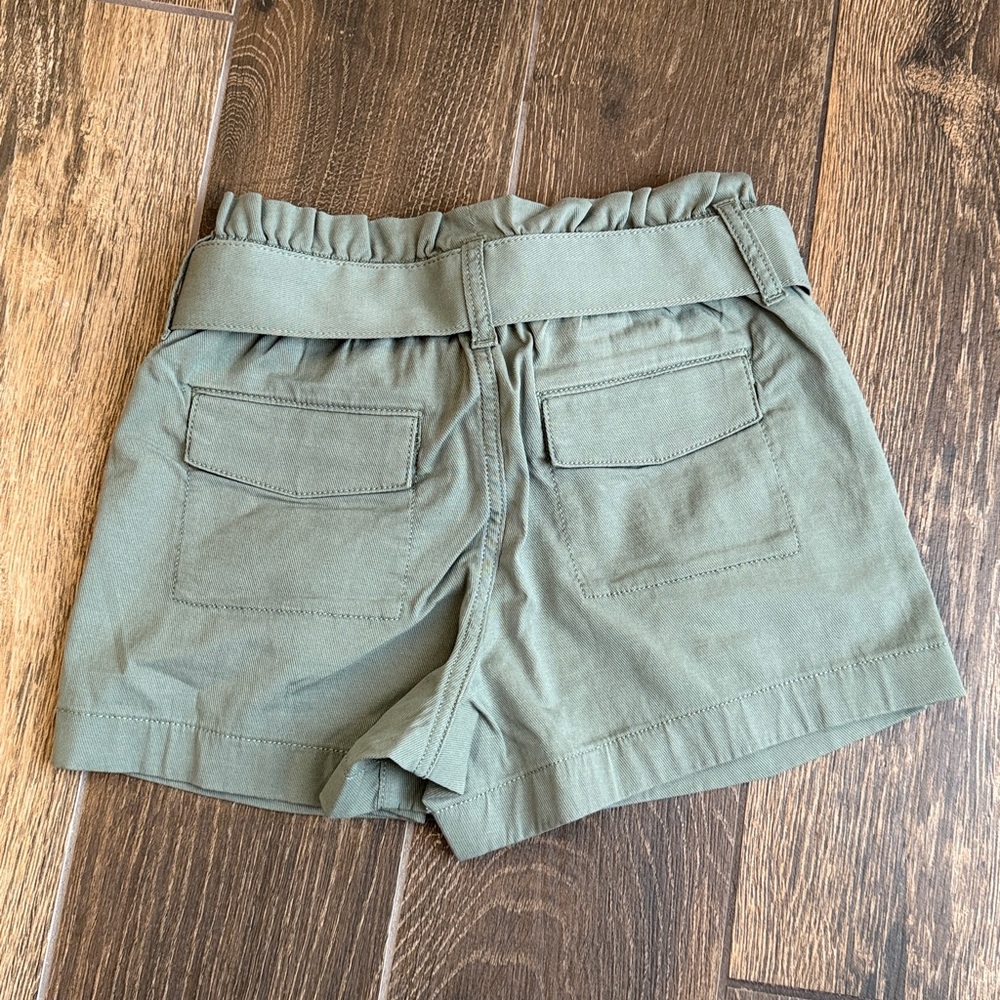 J.Crew Girls’ Olive Tie Waist Short in Drapey Twill—8 - Picture 5 of 5